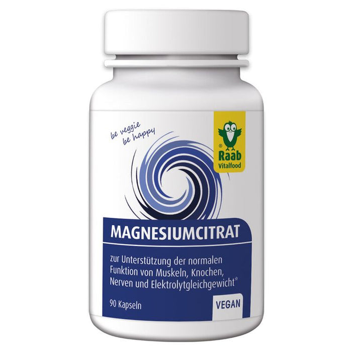 Raab Vitalfoood - Magnesium Citrat Kapseln 90Stk.