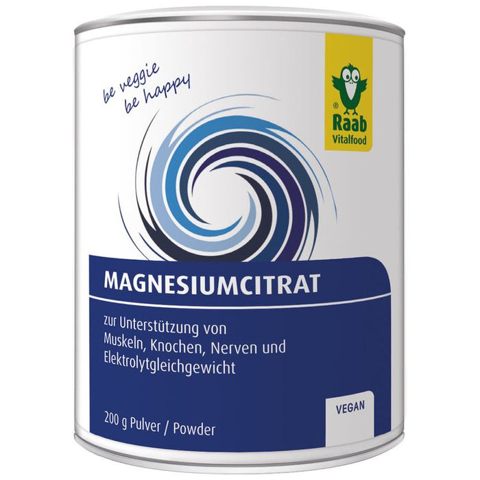 Raab Vitalfood - Magnesium Citrat Pulver 200g