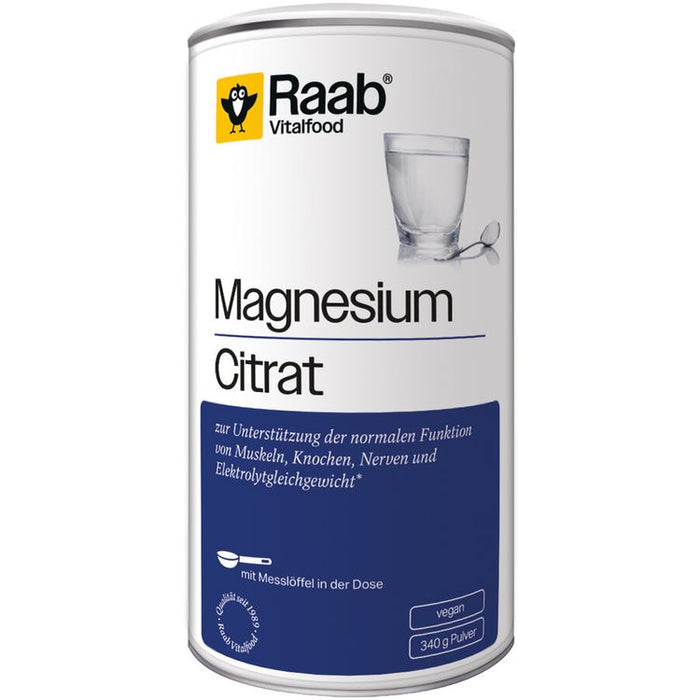 Raab - Magnesium Citrat Pulver, 340g