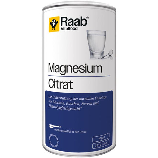 Raab Vitalfood - Magnesium Citrat Pulver, 340g