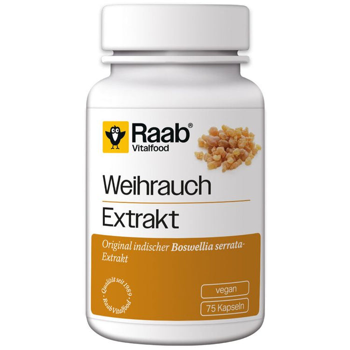 Raab Vitalfood - Weihrauch Kapseln 75Stk