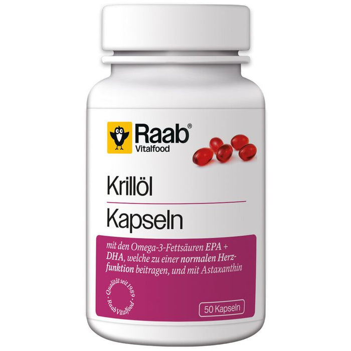 Raab Vitalfood - Krillöl Kapseln, 50 St.