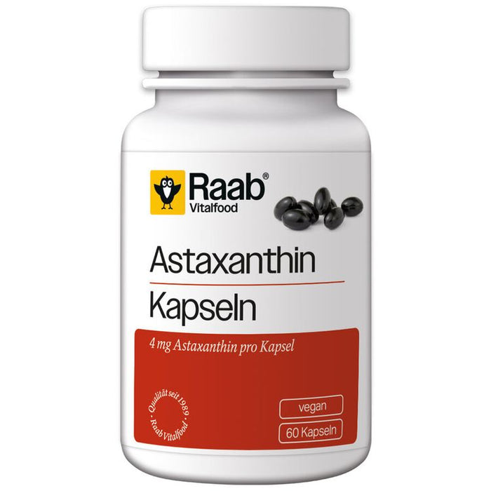 Raab Vitalfood - Astaxanthin vegan Kapseln 60Stk