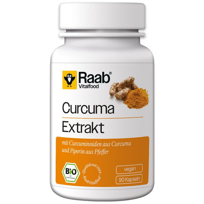 Raab Vitalfood - BIO Curcuma forte 90 Kapseln à 500 mg