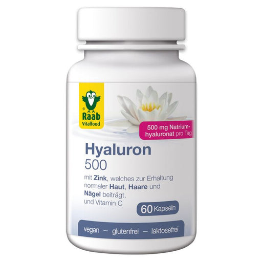 Raab Vitalfood - Hyaluron 500 60 Kps.