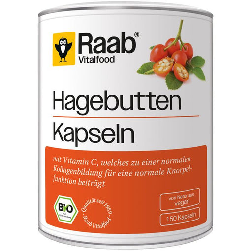 Raab Vitalfood- Hagebuttenkapseln, bio 150 Kaps