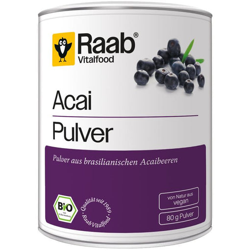 Raab Vitalfood - Acaipulver bio 80g