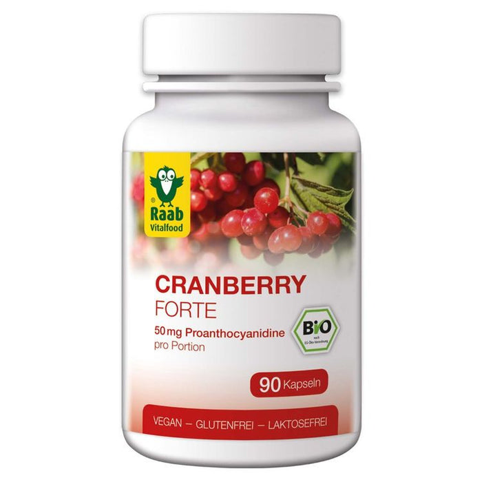 Raab Vitalfood - Cranberry Forte bio 90 Kps.