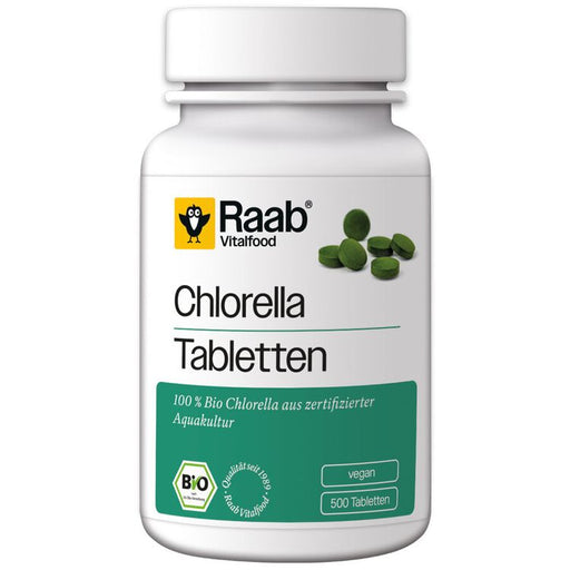 Raab Vitalfood - BIO Chlorella 500 Tabletten à 400 mg, 200g