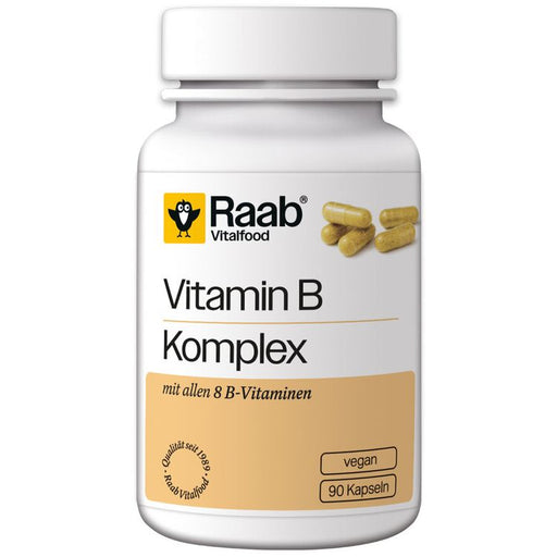 Raab Vitalfood - Vitamin B-Komplex Kapseln, 90 Kaps.