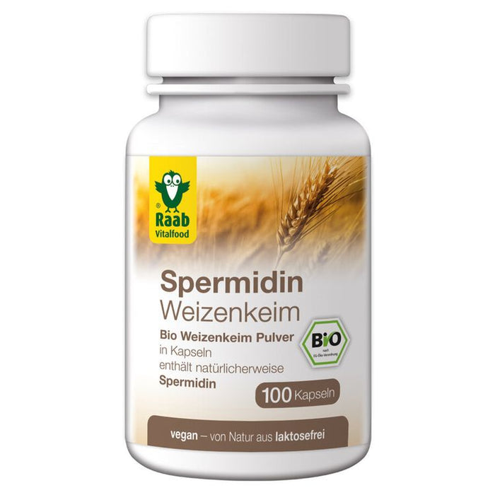 Raab - Spermidin Weizenkeim bio 100 Kps.