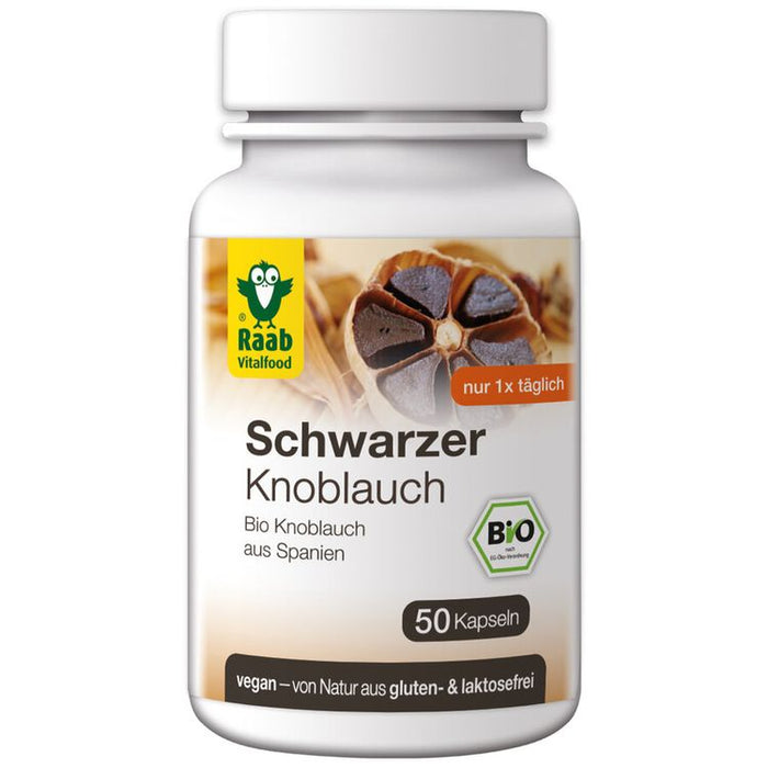 Raab - Schwarzer Knoblauch 50 Kaps bio