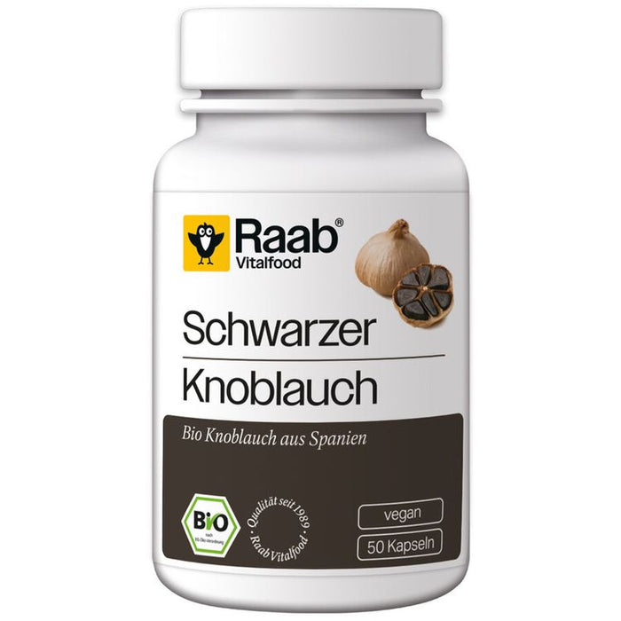 Raab Vitalfood - Schwarzer Knoblauch 50 Kaps bio