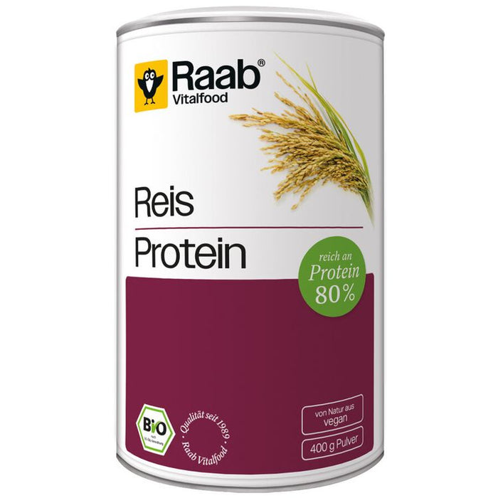 Raab Vitalfood - Bio Reis Protein Pulver, 400g