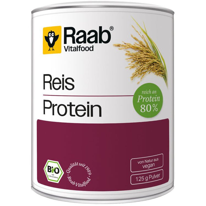 Raab Vitalfood - Reis Protein Pulver bio 125g