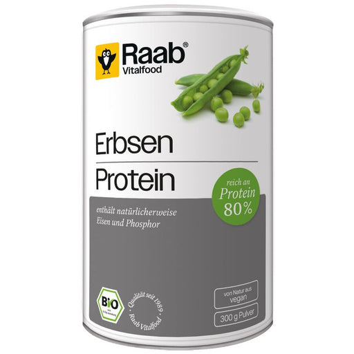 Raab Vitalfood - Bio Erbsen Protein Pulver, 300g