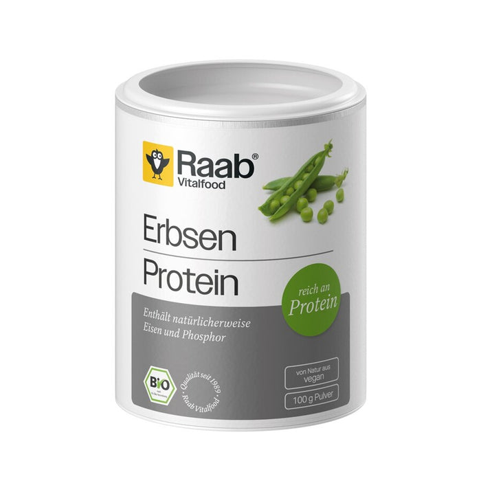 Raab Vitalfood - Bio Erbsen Protein Pulver, 100g