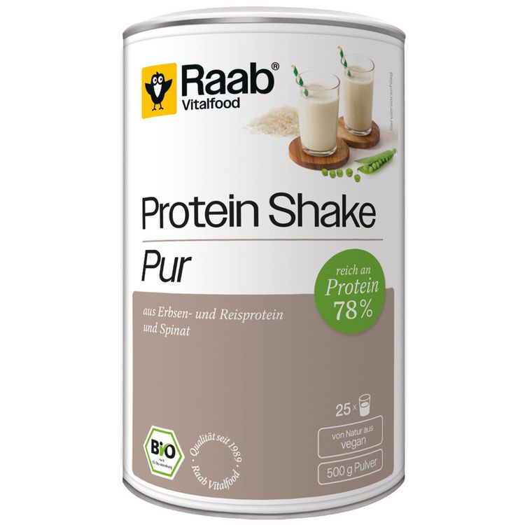 Raab Vitalfood - BIO Protein Shake Pur 500g — Reformhaus.de