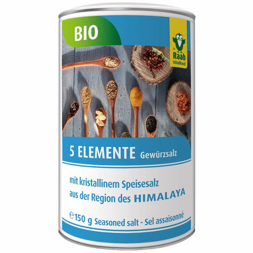 Raab Vitalfood - Gewürzsalz 5-Elemente bio, 150g