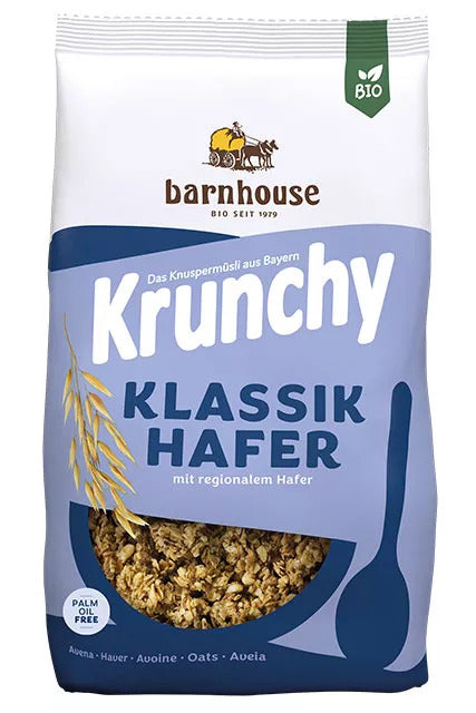 Barnhouse - Krunchy Klassik Hafer, 600g