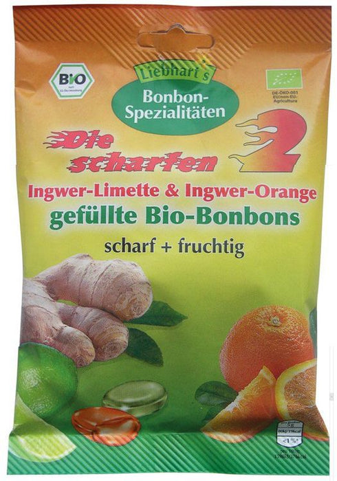 Liebhart´s Gesundkost - Bio-Bonbon Die scharfen Zwei 100g