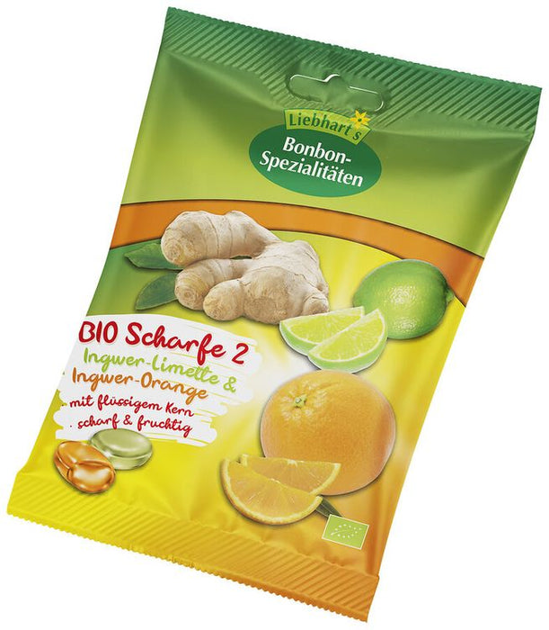 Liebhart´s Gesundkost - Bio-Bonbon Die scharfen Zwei 100g