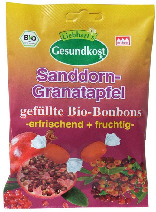 Liebharts - Bio-Bonbon Granatapfel-Sanddorn 100g