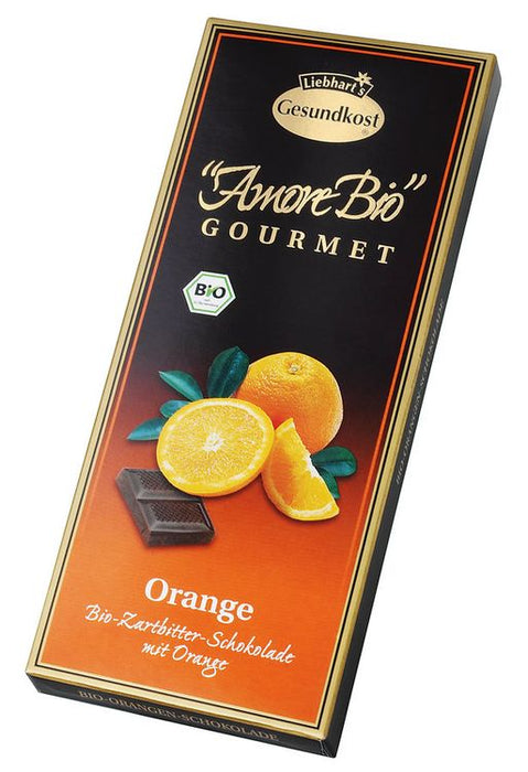 Liebhart´s Gesundkost - Bio-Orangen-Zartbitter-Schokolade 100g