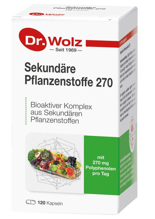Dr. Wolz - Sekundäre Pflanzenstoffe 270, 120 Kaps.