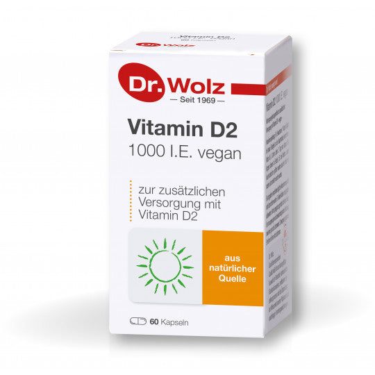 Dr. Wolz - Vitamin D2 1000 IE vegan 60Stk