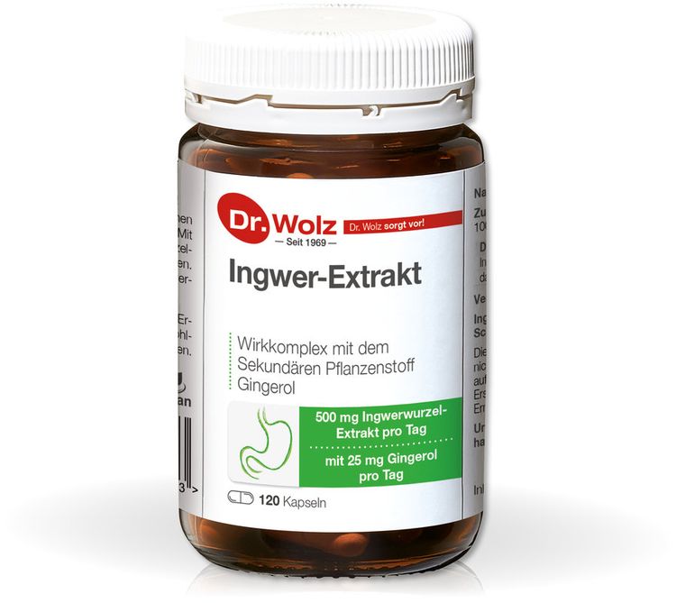 Dr. Wolz - Ingwer-Extrakt, 120 Kaps.
