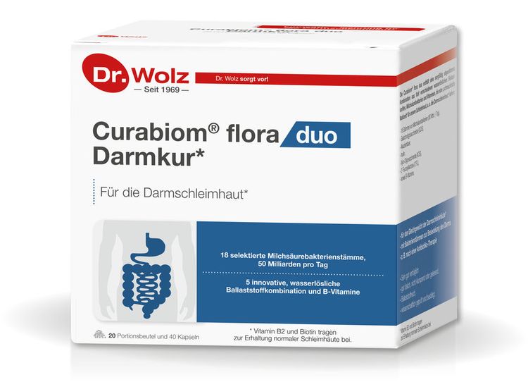 Dr. Wolz - Curabiom® flora duo Darmkur 20 Btl. + 40 Kps.
