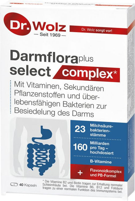 Dr. Wolz - Darmflora plus select complex, 40 St.