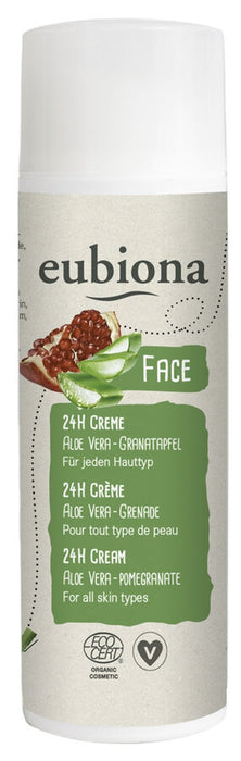Eubiona - 24H Creme Aloe Vera-Granatapfel, 50ml