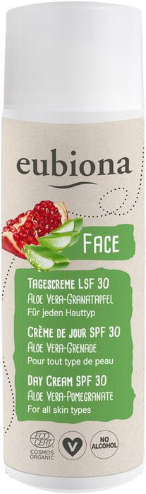 Eubiona - Tagescreme LSF 30 Aloe Vera-Granatapfel, 50ml