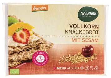 NATURATA - Vollkorn-Knäckebrot mit Sesam bio demeter 250g