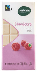 NATURATA - Himbeere, weiße Schokolade, 100g