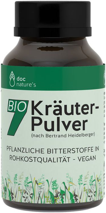 Gesund & Leben - doc nature's  BIO 7 Kräuterpulver - Glas, 75g