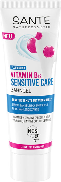 Sante - SANTE Vitamin B12 Sensitive Care Zahngel, 75ml