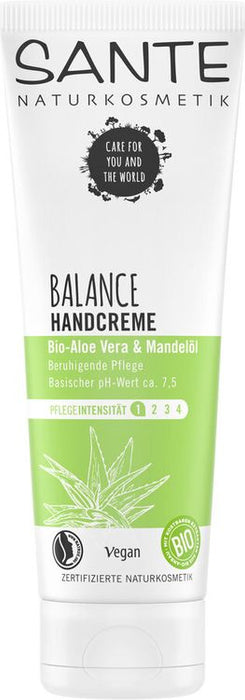 Sante - Balance Handcreme Bio-Aloe Vera & Mandelöl, 75ml