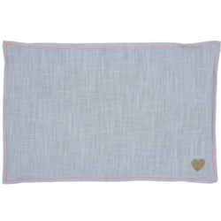 Herbalind - Leinen Getreidekissen 20x30cm, light blue