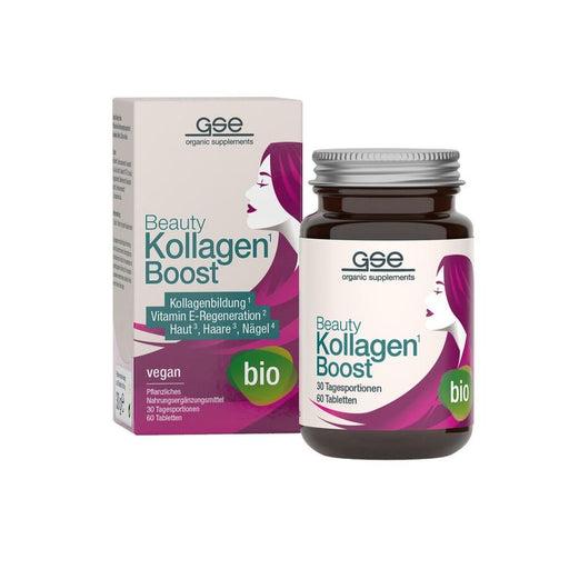 GSE - Beauty Kollagen Boost (Bio),  60 Tabl. à 500mg, 30g