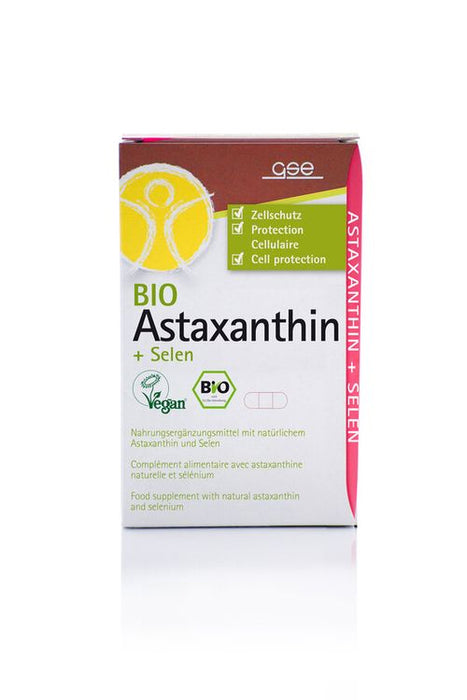 GSE - BIO Astaxanthin + Selen, 45 Kapseln à 375 mg, 17g