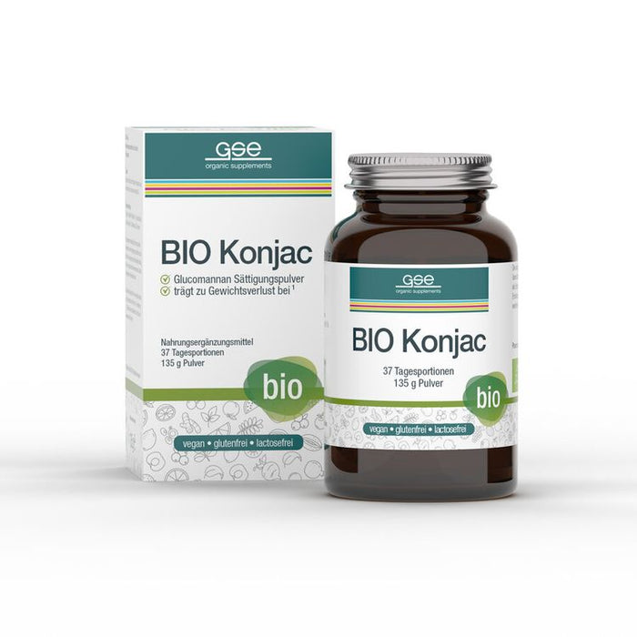 GSE - BIO Konjac Glucomannan Sättigungspulver, 135g