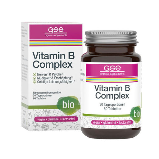 GSE - Vitamin B Complex (Bio), 60 Tabl. à 500mg, 30g