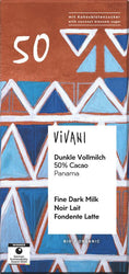 Vivani - Schokolade Dunkle Vollmilch 50% Cacao bio, 80g
