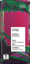 Vivani - Zartbitter GanzNuss, 100g
