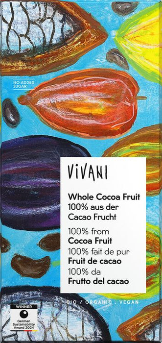 Vivani - Schokolade Whole Cocoa Fruit bio vegan, 80g