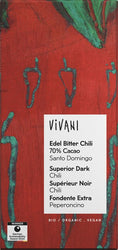 Vivani - Edel Bitter Chili 70% Cacao, 80g