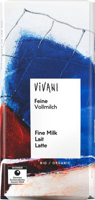 Vivani - Feine Vollmilch Schokolade, 80g